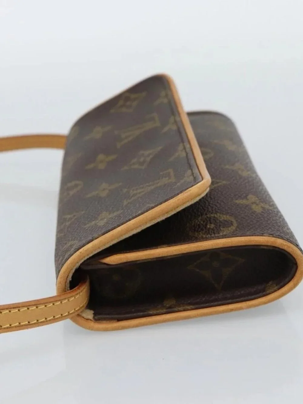 LOUIS VUITTON Monogram Pochette Twin PM Shoulder Bag M51854 LV Auth 186295V